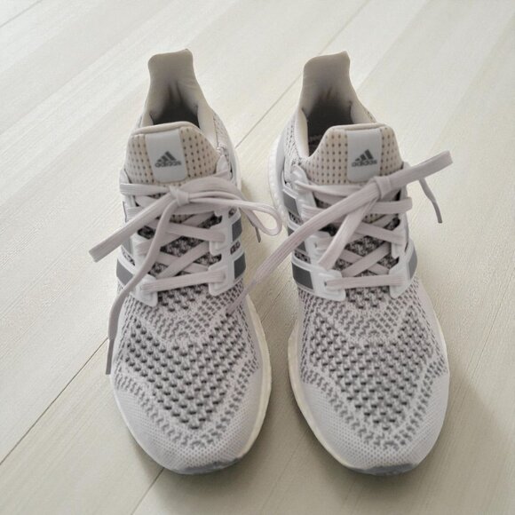 Adidas Running Ultra boost 1.0 Gray/White Running Shoes US Size 6.5 - Picture 2 of 11